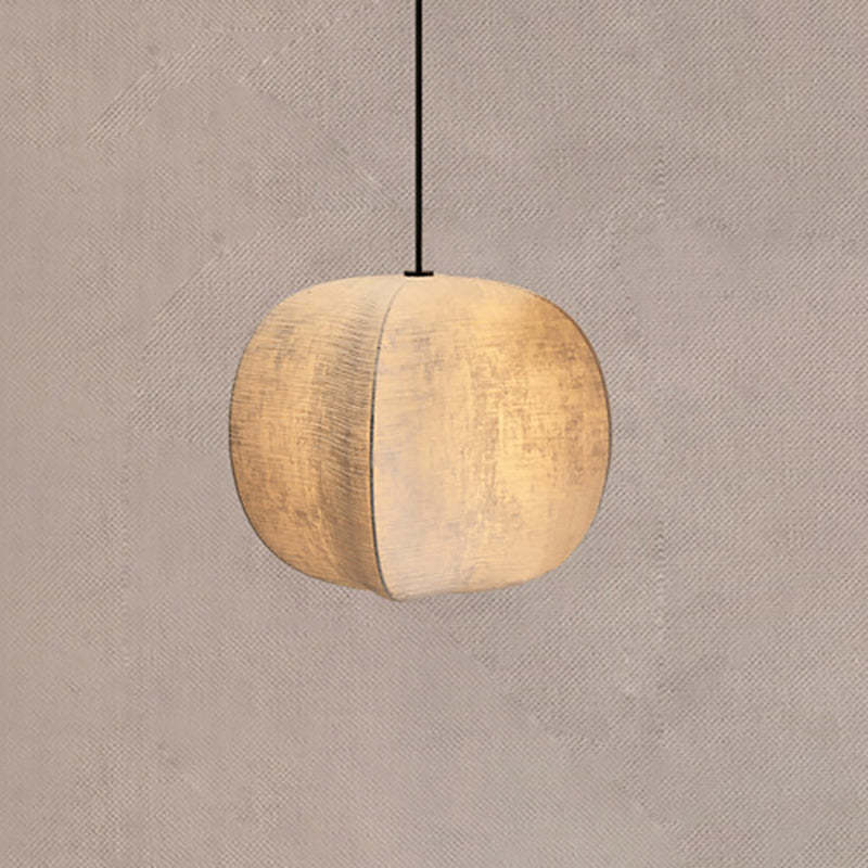 Japanese Zen Silk Lantern Pendant Light