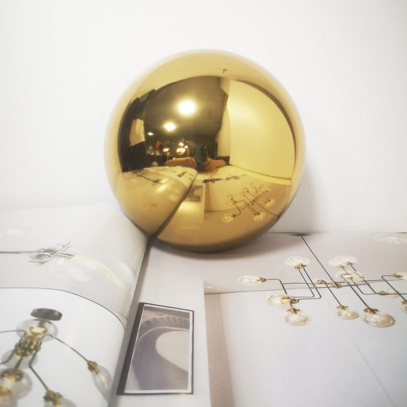 Modern Meteorite Semicircle Metal LED Sconce