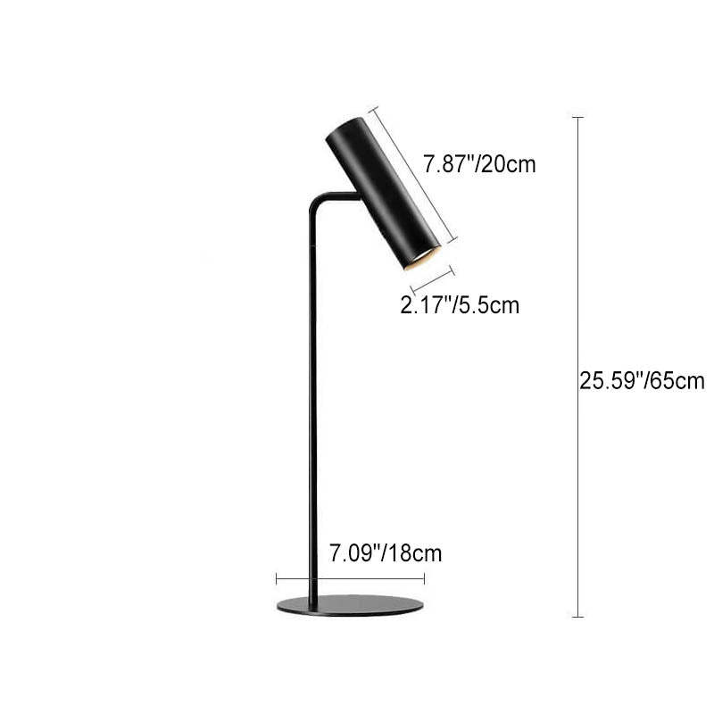 Nordic Metal Cylinder Table Lamp