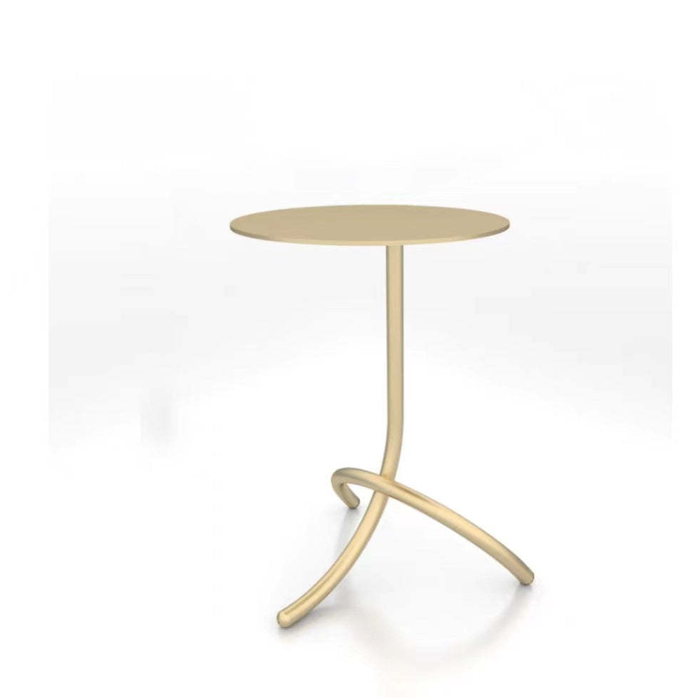 Minimalist J-Shape Steel Coffee Table