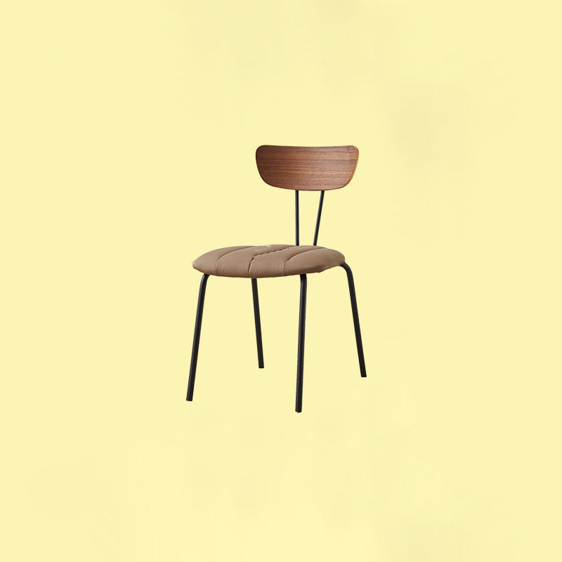Contemporary PU Leather Steel Dining Chair