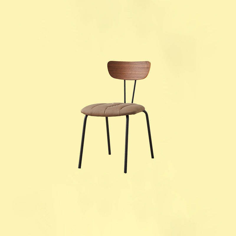 Contemporary PU Leather Steel Dining Chair