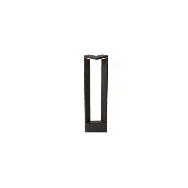 Minimalist Rectangular Aluminum Acrylic LED Landscape Light