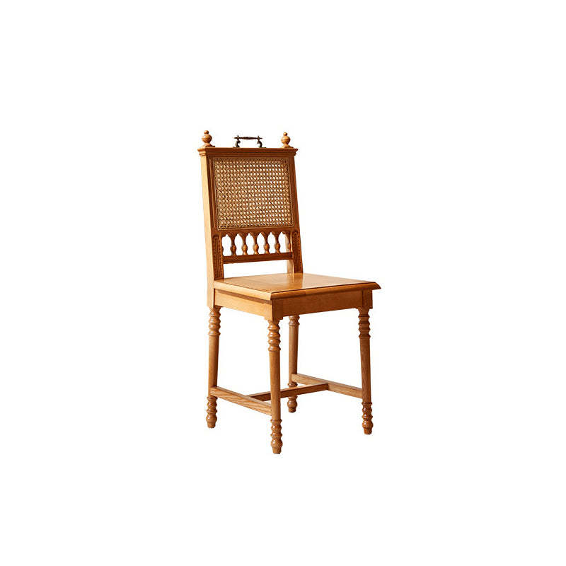 Vintage Wood Rattan Chair