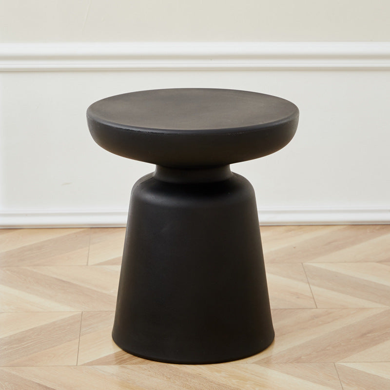 Scandinavian Mushroom End Table — Black