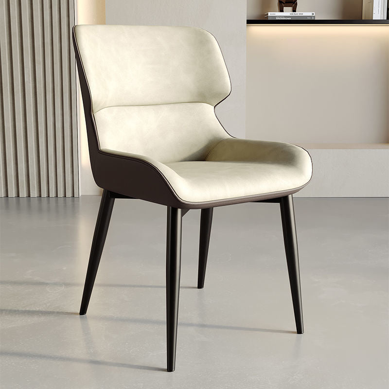 Contemporary PU Leather Upholstered Dining Chair