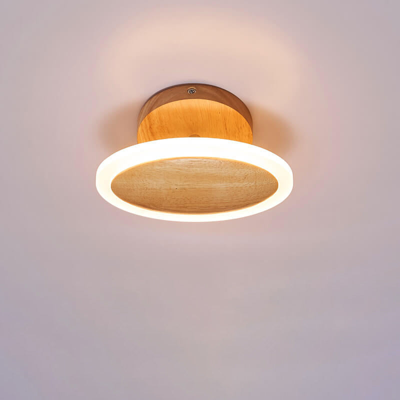 Minimalist Log Oval LED Ceiling Light