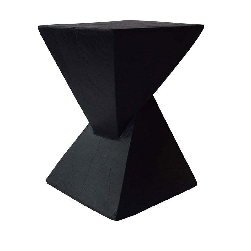 Gray contemporary magnesium geometric end & side tables