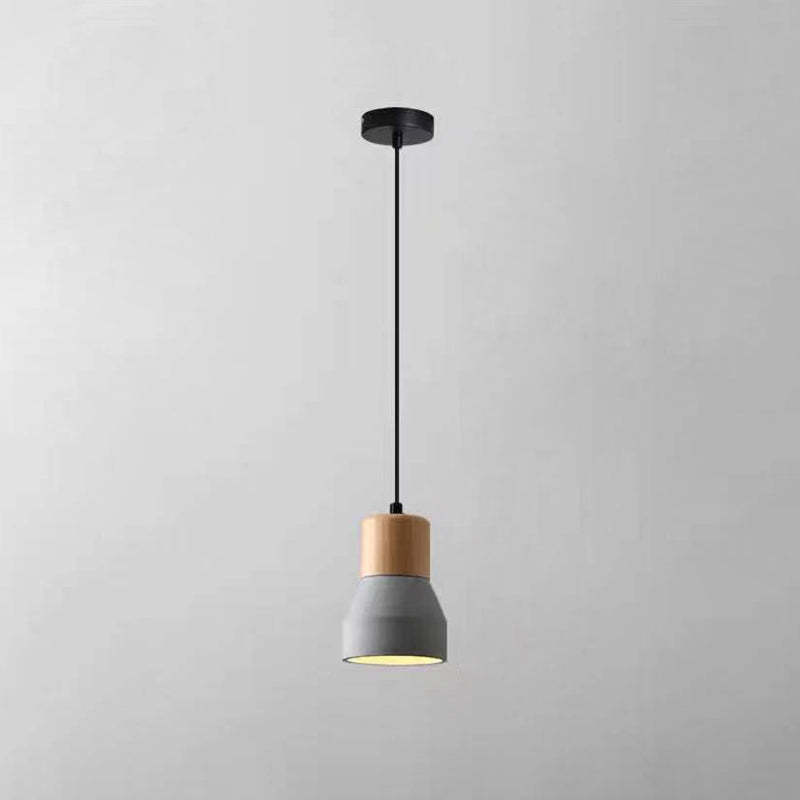 Nordic Cement Tapered Mini LED Pendant