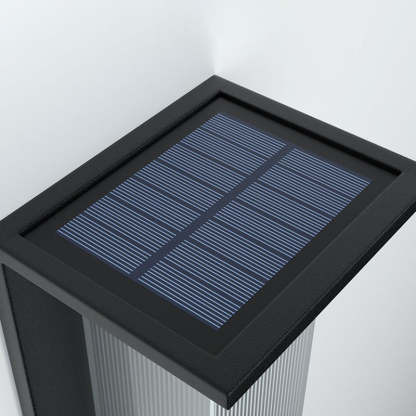 Minimalist Solar Stainless Steel Wall Sconce