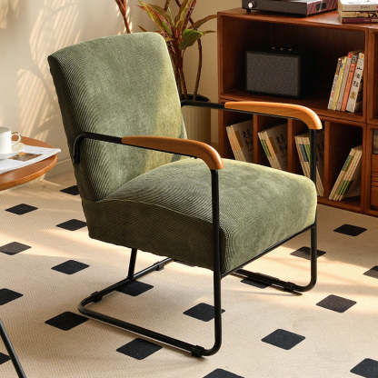 Nordic Iron Fabric Armchair