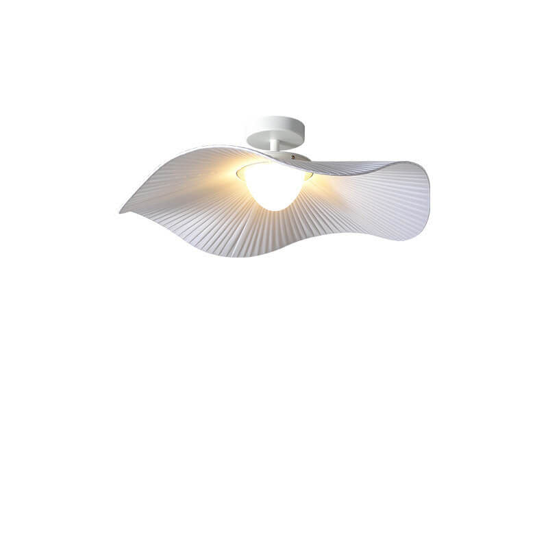 Modern Cloth Lotus Leaf LED Ceiling Light