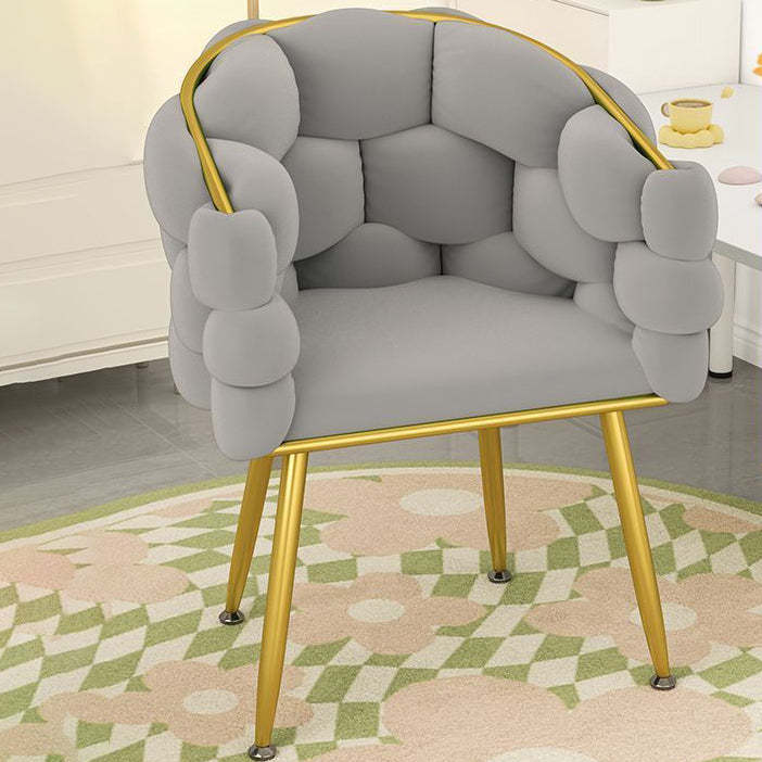 Creative bubble vanity gray vanity stools in metal