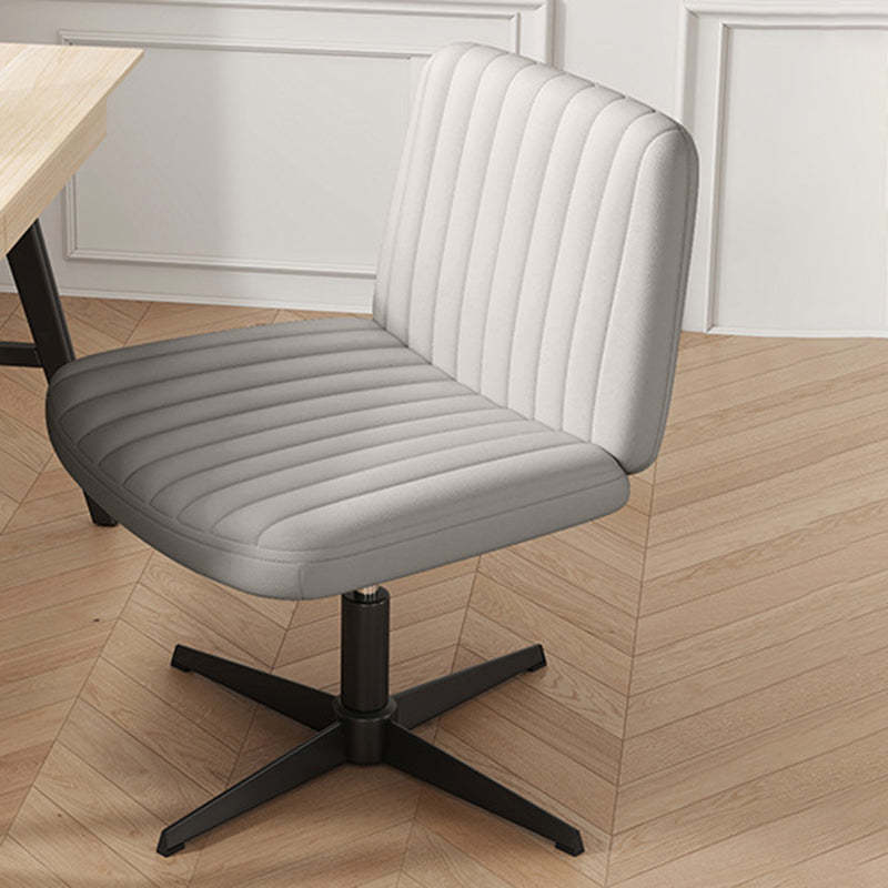 Gray minimalist rectangular armless accent chairs