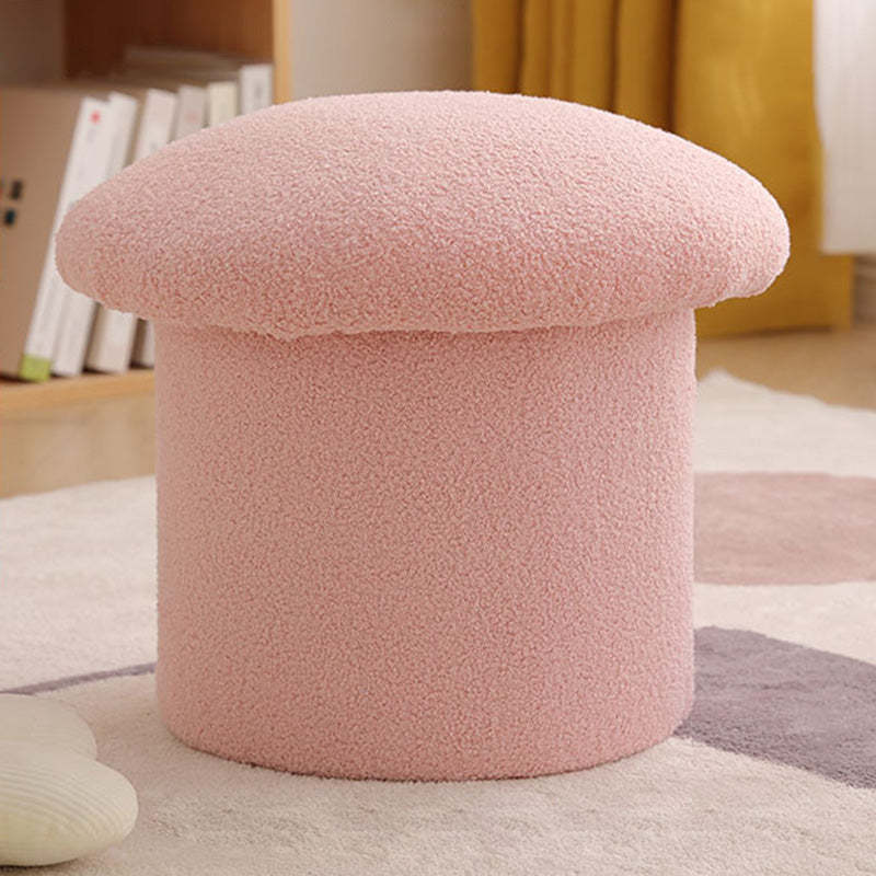 Mushroom Velvet Pouf Footstool