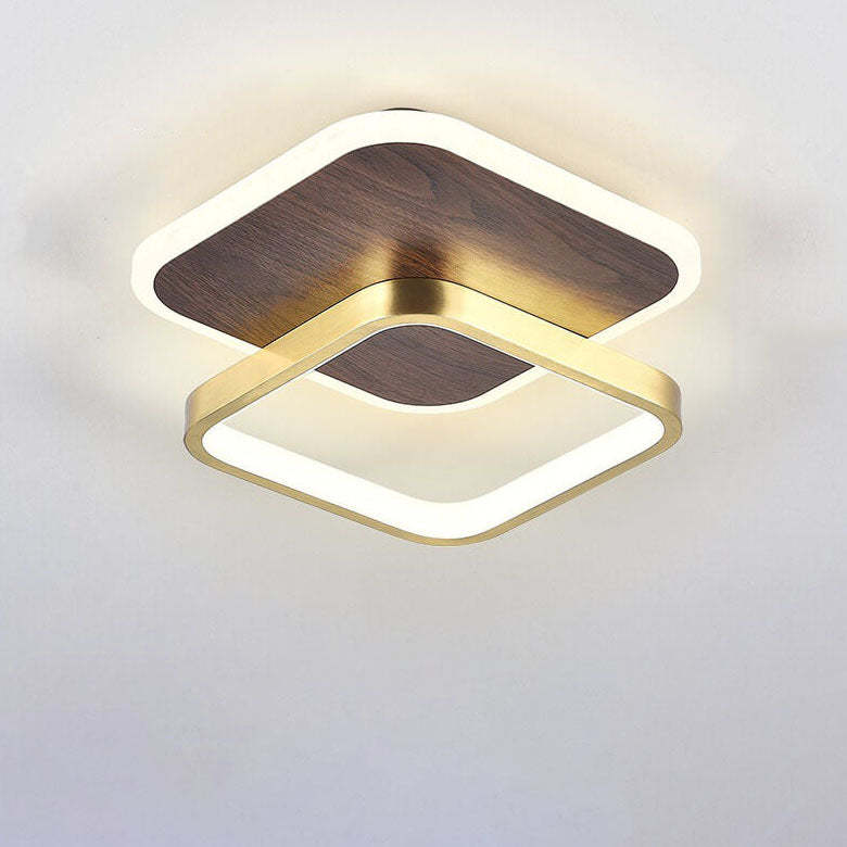 Minimalist Aluminum Circular LED Ceiling Light