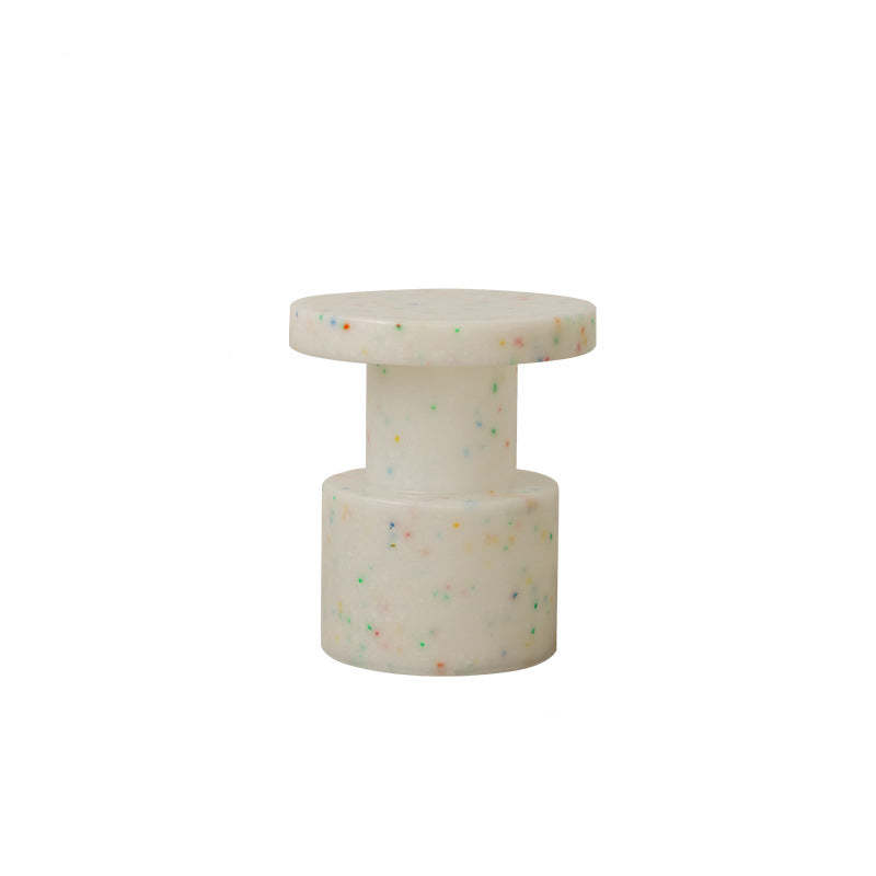 Scandinavian Round End Table