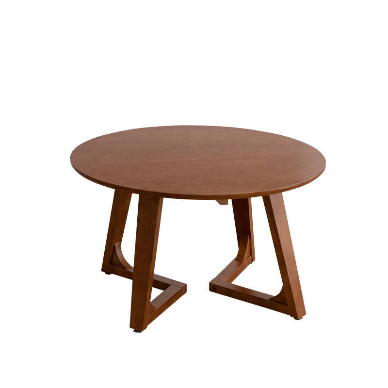 Contemporary Wood V-Leg Coffee Table
