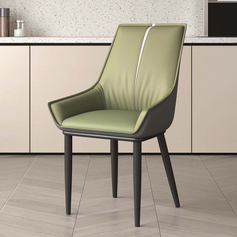 Nordic Leather Upholstered Dining Chair