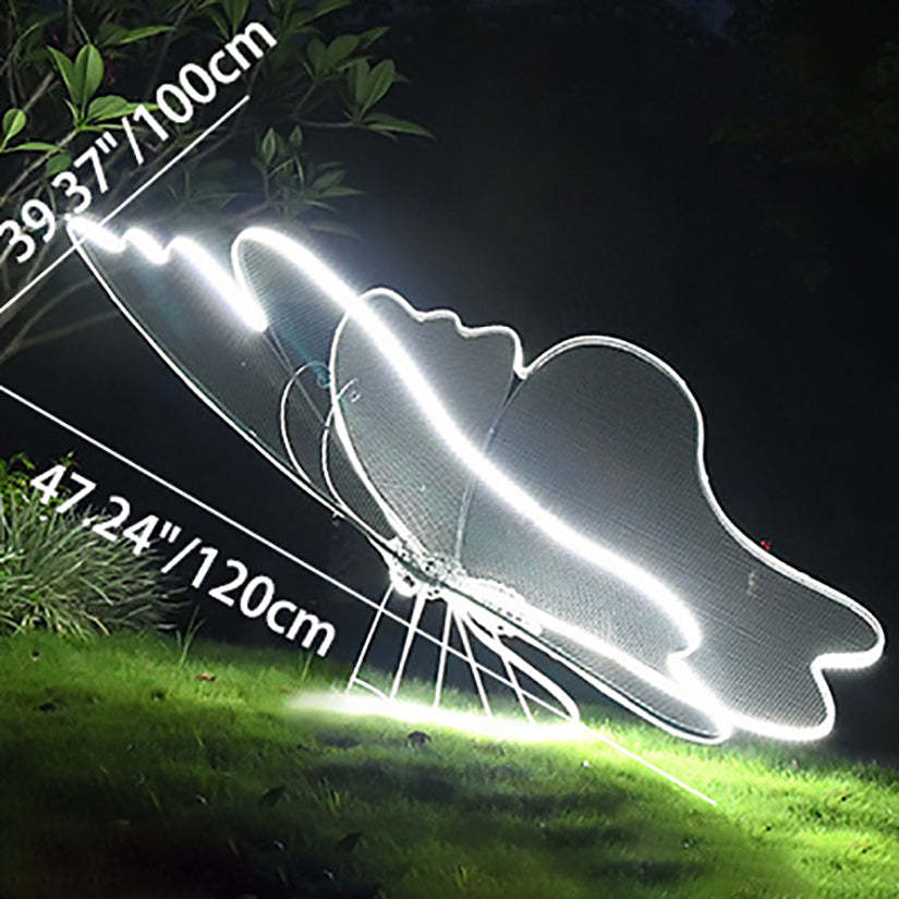 Modern Art Deco Butterfly LED Outdoor Landscape Light