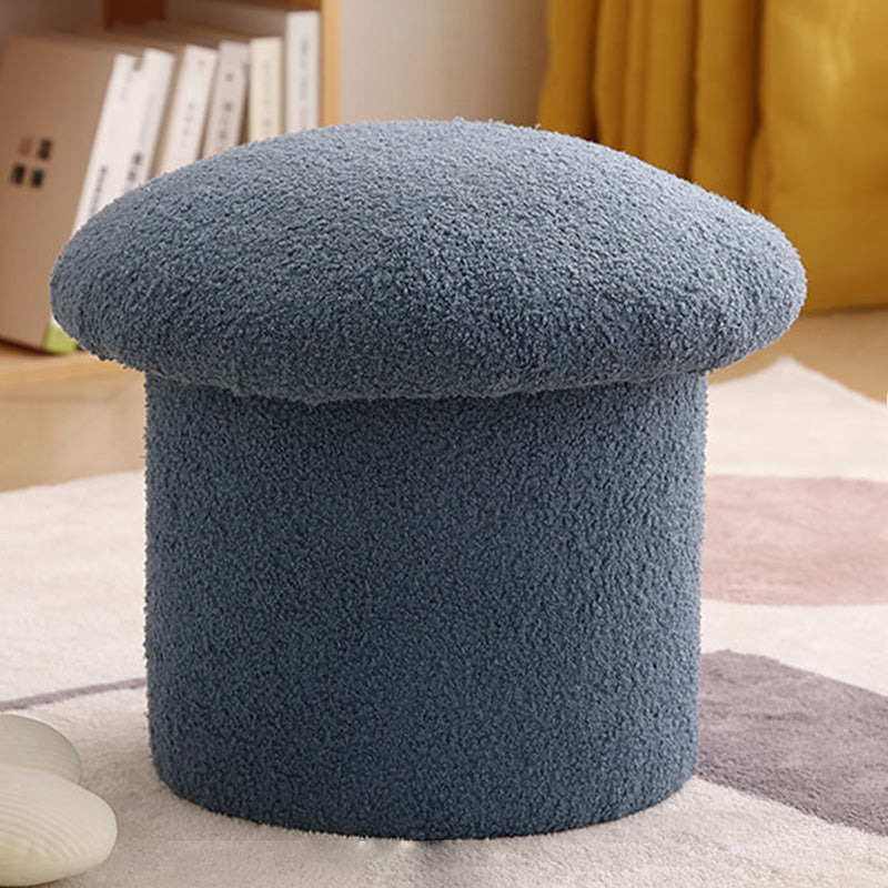 Mushroom Velvet Pouf Footstool