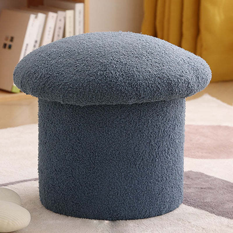 Mushroom Velvet Pouf Footstool