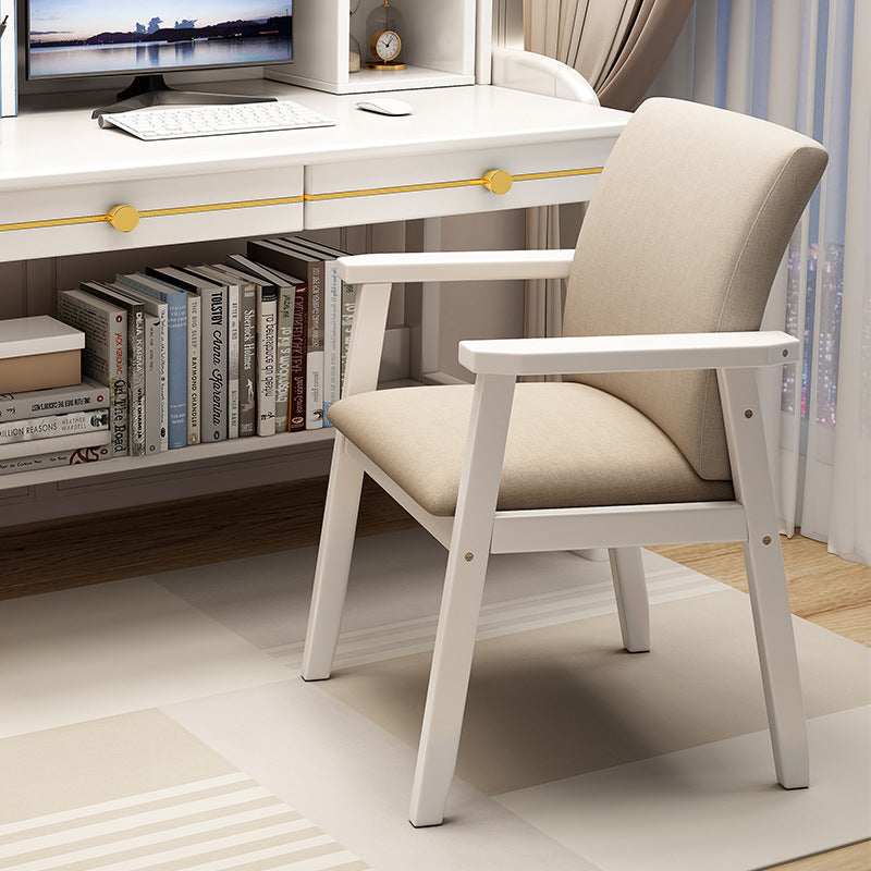 Nordic Fabric Wood Desk Chair