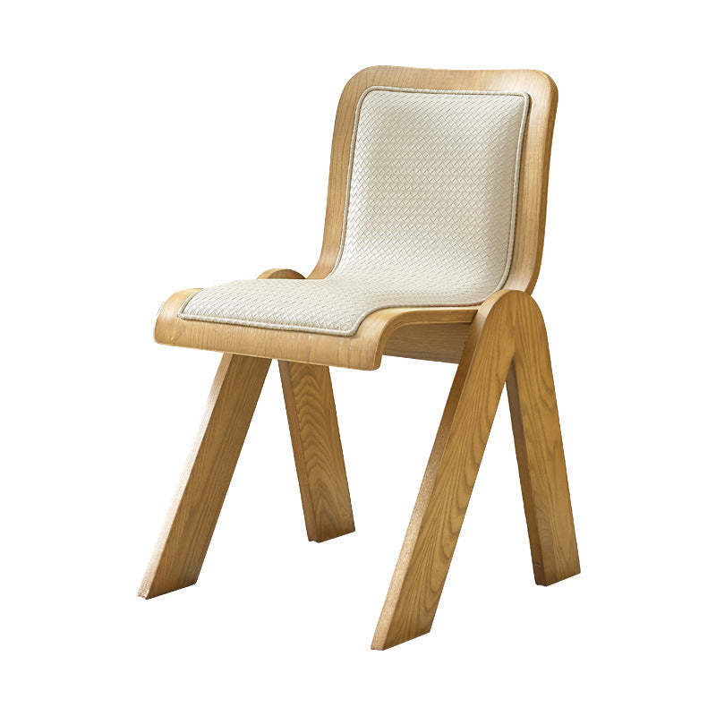 Vintage Ash Wood Rattan Dining Chair