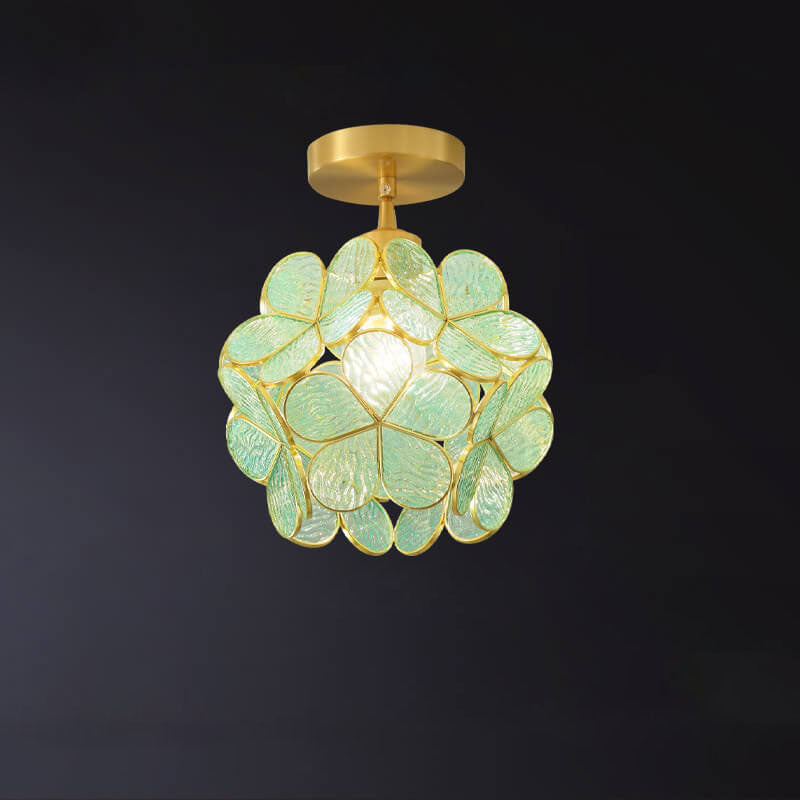 New Japanese Manual Petal Aisle Ceiling Light