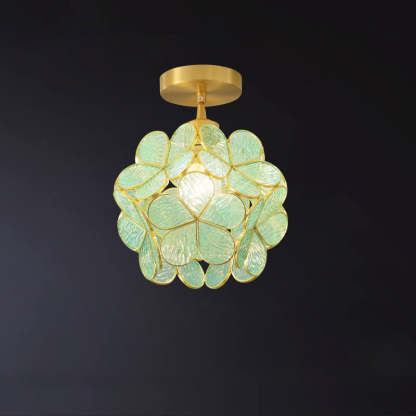 New Japanese Manual Petal Aisle Ceiling Light