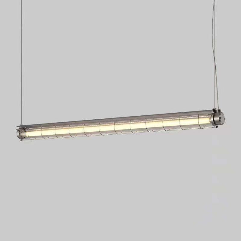 Industrial Acrylic Island Chandelier