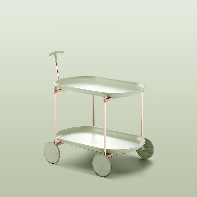 Nordic Oval Aluminum End Table