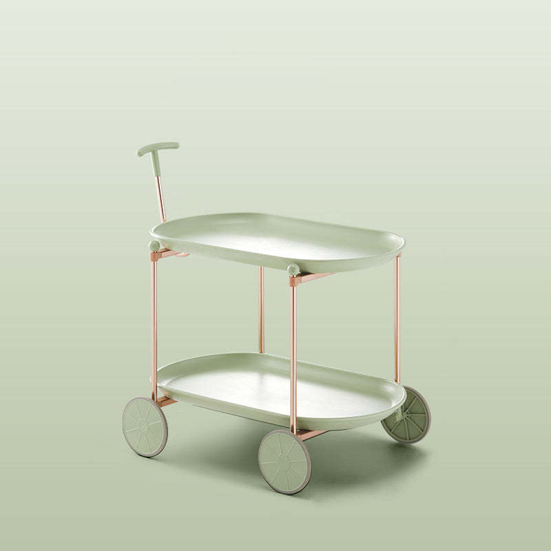 Nordic Oval Aluminum End Table
