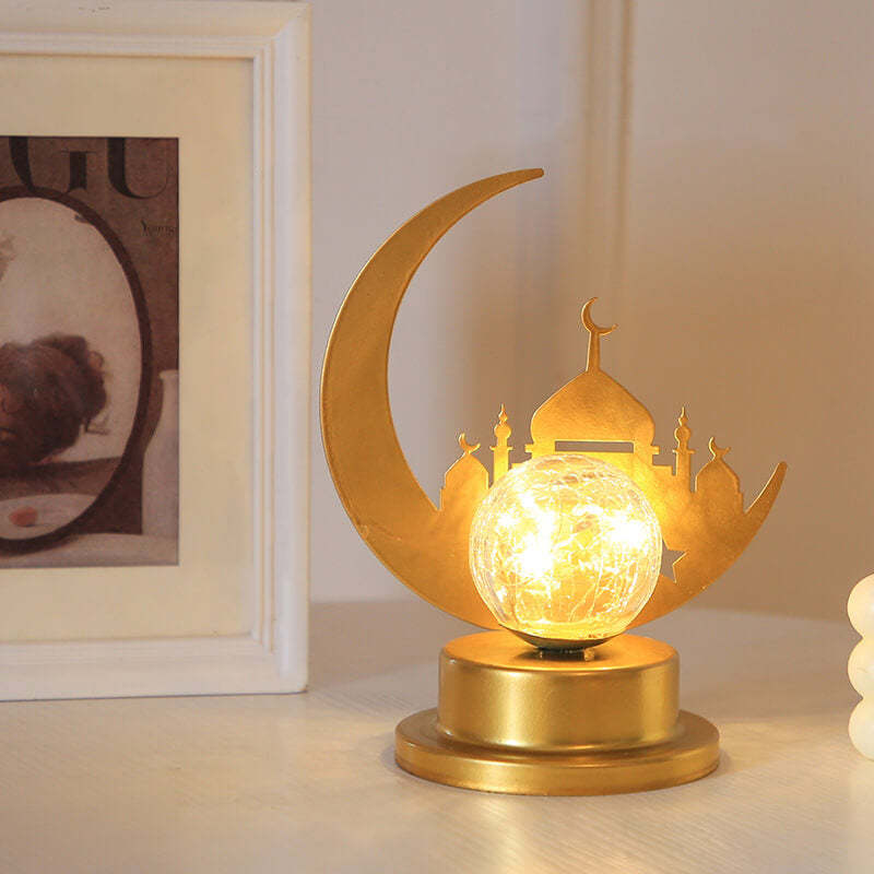 Muslim Eid Moon Castle LED Night Table Lamp