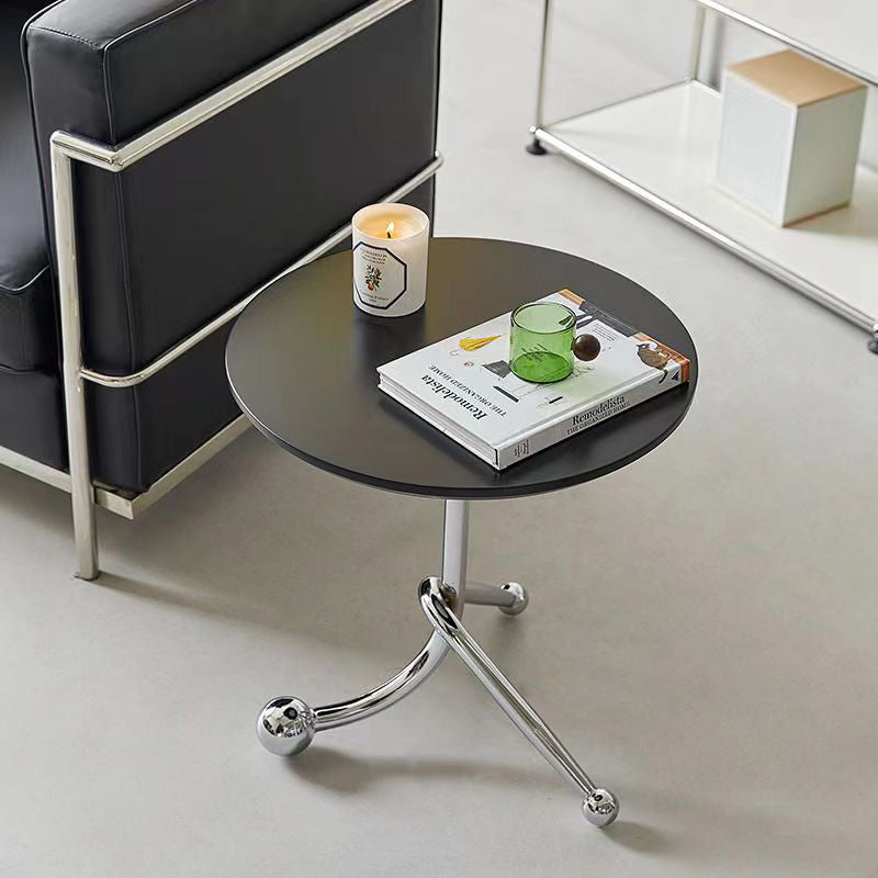 Nordic Tripod Base Steel Coffee Table — White