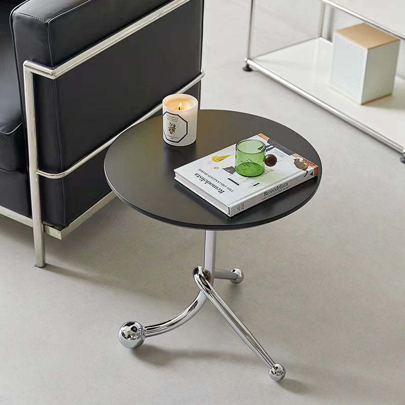 Nordic Tripod Base Steel Coffee Table — White