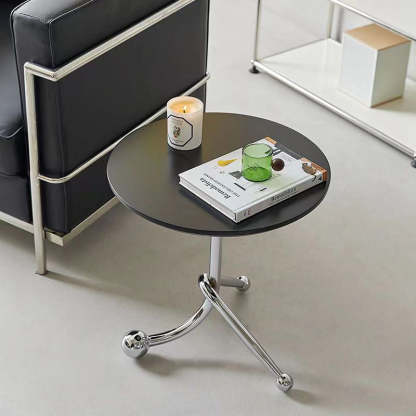 Nordic Tripod Base Steel Coffee Table — White