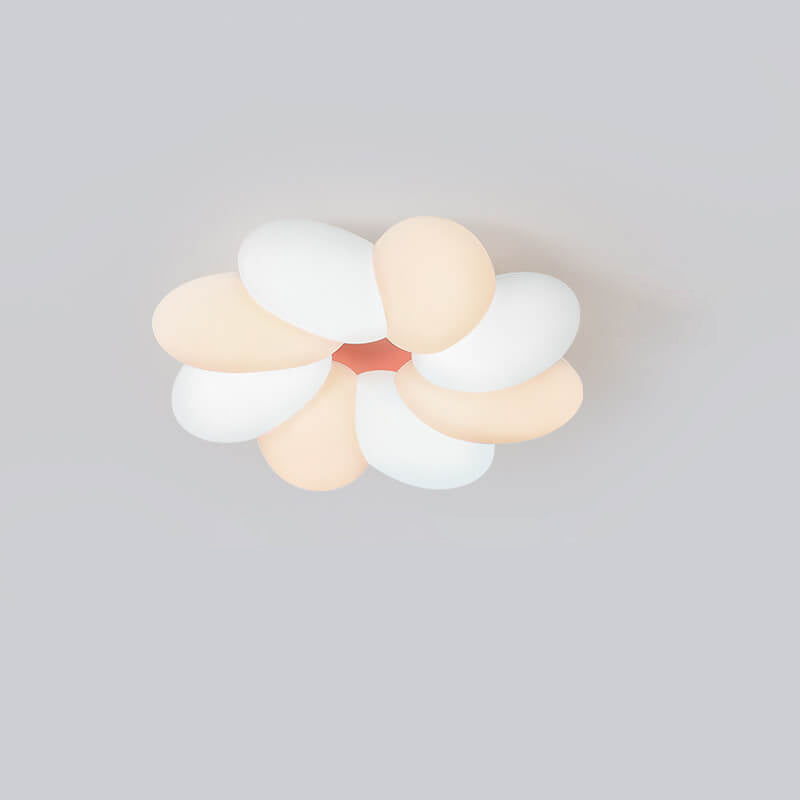 Nordic Colorful Flower LED Flush Mount Light