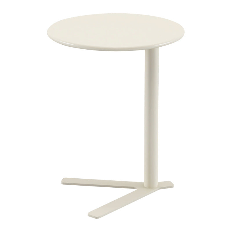 Scandinavian V-Base Iron End Table