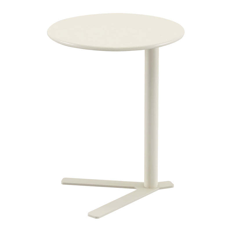 Scandinavian V-Base Iron End Table