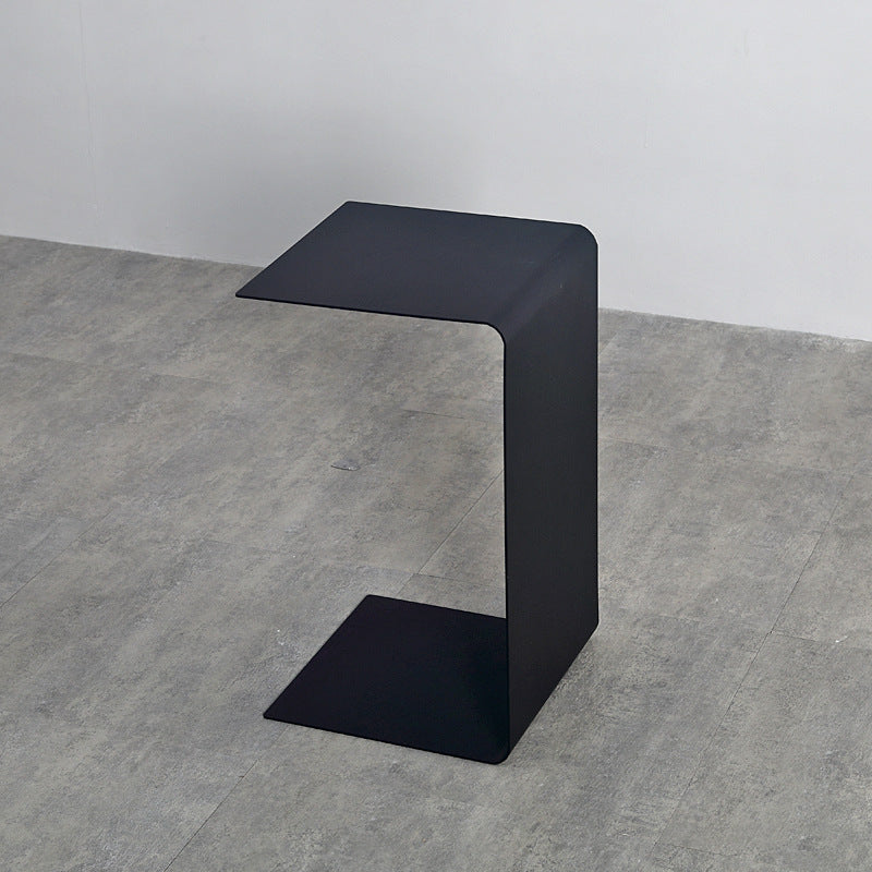 Minimalist C-Shape Iron Coffee Table