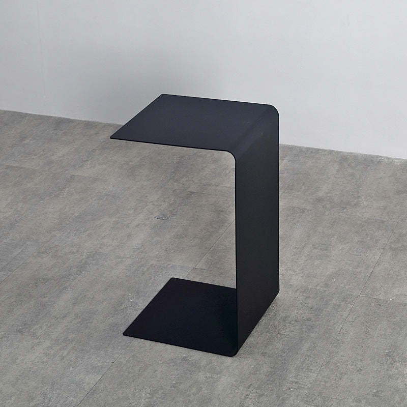 Minimalist C-Shape Iron Coffee Table