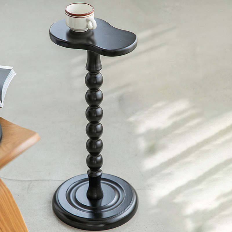 Vintage Orb Gourd Wood Side Table