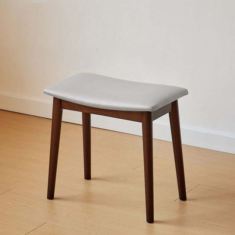 Minimalist vanity soft gray vanity stools