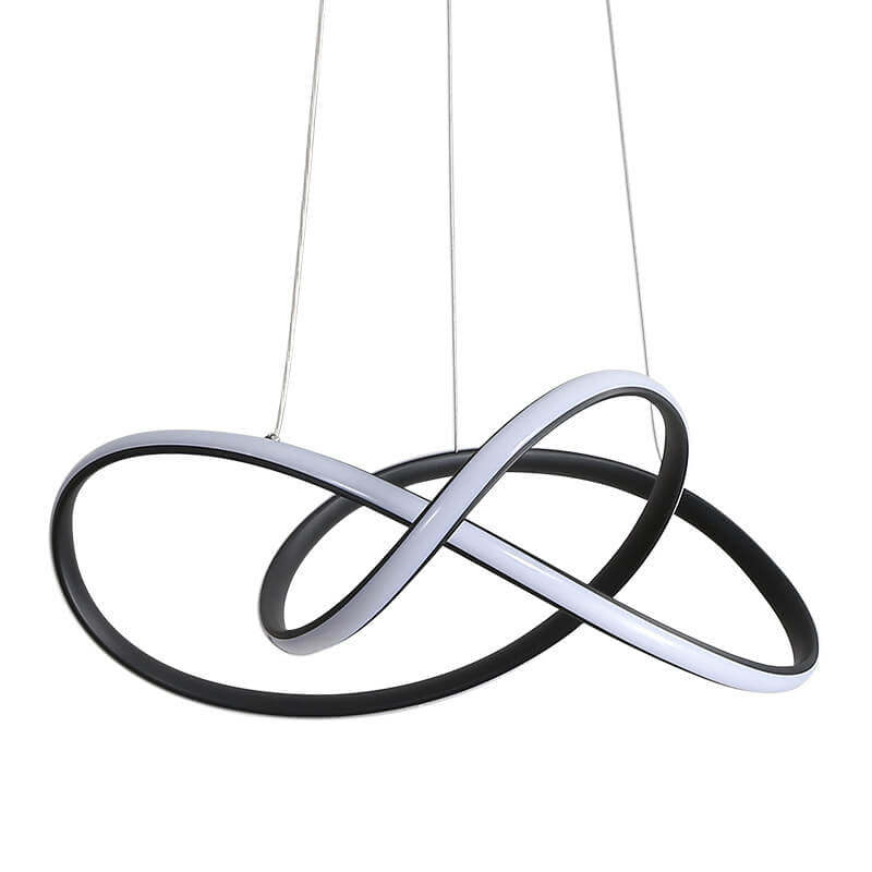Minimalist Ring Aluminum Strip LED Pendant Light — White Light (5000K) / 110V-120V For US/CA