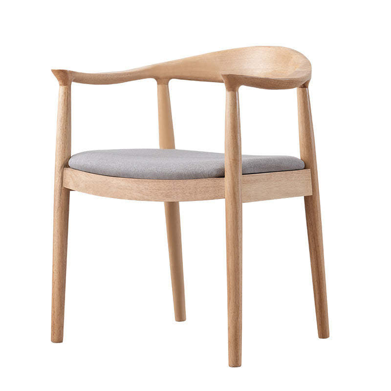 Vintage Braided Rope Wood Dining Chair