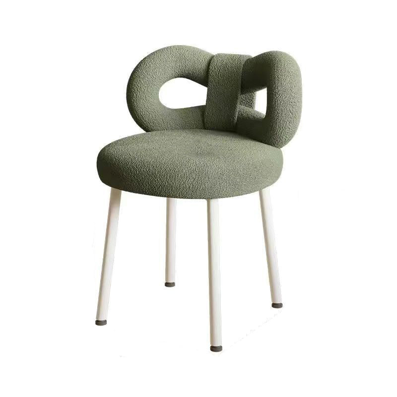 Nordic Lambswool Butterfly Vanity Stool