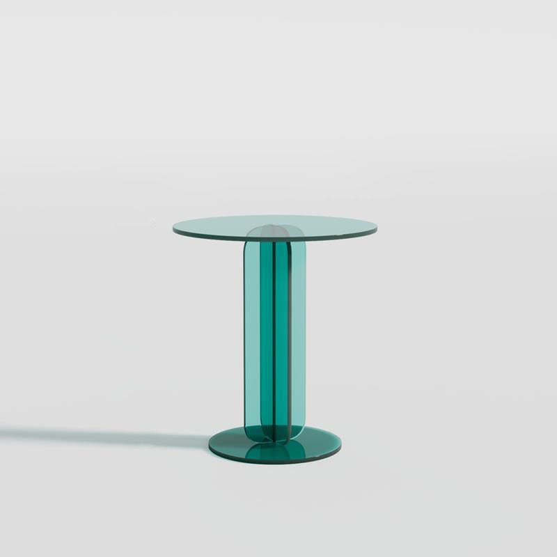 Minimalist Round Acrylic Coffee Table