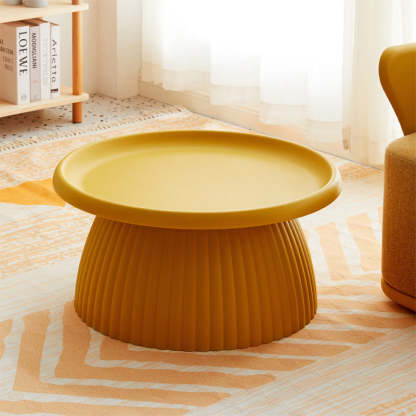 Contemporary Cone Lace Plastic Coffee Table