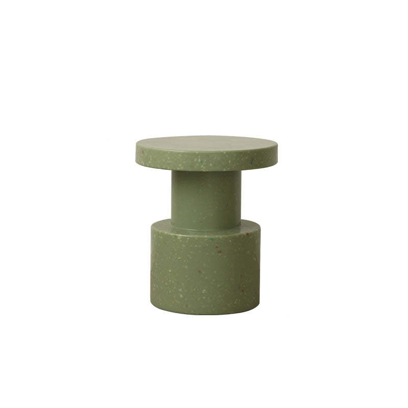 Scandinavian Round End Table
